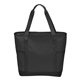 aerial view a black/ black port authority(r) on - the - go tote, image 1 of 4