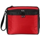 aerial view a red/ black port authority(r) 12- can cube cooler, image 1 of 6
