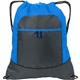 a brilliant blue/ deep smoke port authority(r) pocket cinch pack