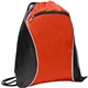aerial view a pop orange port authority(r) fast break cinch pack, image 1 of 2