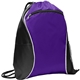 aerial view a purple port authority(r) fast break cinch pack, image 1 of 2