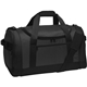 a dark grey/ black port authority(r) voyager sports duffel