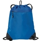 a snorkel blue port authority(r) - cinch pack with mesh trim