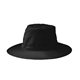 aerial view a black port authority(r) lifestyle brim polyester hat, image 1 of 2