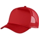aerial view a red port authority(r) 5- panel snapback cap, image 1 of 2