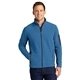 aerial view a regal blue/ dress blue navy port authority(r) summit fleece full - zip jacket, image 1 of 6
