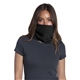 aerial view a black port authority(r) fleece neck gaiter, image 1 of 5