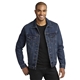 aerial view a denim blue port authority(r) denim jacket, image 1 of 6