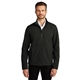 aerial view a deep black port authority (r) collective soft shell jacket, image 1 of 6