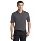 aerial view a graphite port authority(r) dry zone(r) uv micro - mesh pocket polo, image 1 of 6