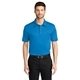 aerial view a brilliant blue port authority(r) silk touch(tm) performance pocket polo, image 1 of 7