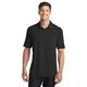 aerial view a black port authority(r) cotton touch(tm) performance polo, image 1 of 6