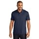 aerial view a true navy port authority(r) diamond jacquard polo, image 1 of 6