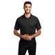 aerial view a black port authority(r) crossover raglan polo, image 1 of 6