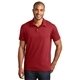 aerial view a flame red port authority(r) meridian cotton blend polo, image 1 of 6