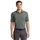 aerial view a deep black/ white port authority(r) coastal cotton blend polo, image 1 of 6