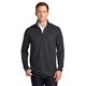 aerial view a battleship grey port authority(r) pinpoint mesh 1/2- zip, image 1 of 6