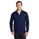 aerial view a true navy port authority(r) pinpoint mesh 1/2- zip, image 1 of 6