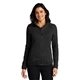 aerial view a black heather port authority(r) womens sweater fleece jacket, image 1 of 6