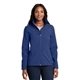 aerial view a estate blue port authority(r) womens welded soft shell jacket, image 1 of 8