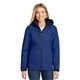 aerial view a night sky blue/ black port authority(r) womens vortex waterproof 3- in -1 jacket, image 1 of 10