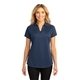 aerial view a dress blue navy port authority(r) womens digi heather performance polo, image 1 of 6
