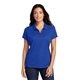 aerial view a true royal port authority(r) womens pinpoint mesh zip polo, image 1 of 6
