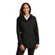 aerial view a deep black port authority(r) womens collective outer shell jacket, image 1 of 7