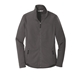 aerial view a graphite port authority (r) womens collective smooth fleece jacket, image 1 of 5
