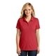 aerial view a rich red port authority(r) womens dry zone(r) uv micro - mesh polo, image 1 of 6