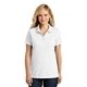 aerial view a white port authority(r) womens dry zone(r) uv micro - mesh polo, image 1 of 6