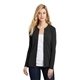 aerial view a black port authority(r) ladies concept stretch button - front cardigan - colors, image 1 of 7