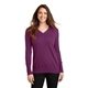 aerial view a deep berry port authority(r) womens v - neck sweater, image 1 of 6