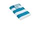 aerial view a turquoise port authority(r) cabana stripe beach towel, image 1 of 3