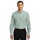 aerial view a green port authority(r) superpro(tm) oxford shirt, image 1 of 6