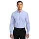 aerial view a oxford blue port authority(r) superpro(tm) oxford shirt, image 1 of 7