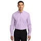 aerial view a soft purple port authority(r) superpro(tm) oxford shirt, image 1 of 6