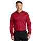 aerial view a rich red port authority(r) superpro(tm) twill shirt, image 1 of 6