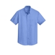 aerial view a ultramarine blue port authority(r) short sleeve superpro(tm) twill shirt, image 1 of 6