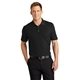 aerial view a deep black port authority(r) tall core classic pique polo, image 1 of 6
