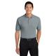 aerial view a cool grey port authority(r) tall silk touch(tm) polo with pocket, image 1 of 5