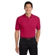 aerial view a red port authority(r) tall silk touch(tm) polo with pocket, image 1 of 5