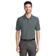 aerial view a steel grey port authority(r) tall stain - release polo, image 1 of 6