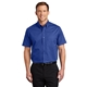 aerial view a royal/ classic navy port authority(r) tall short sleeve easy care shirt, image 1 of 6