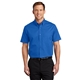 aerial view a strong blue port authority(r) tall short sleeve easy care shirt, image 1 of 6