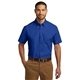 aerial view a true royal port authority(r) short sleeve carefree poplin shirt, image 1 of 6