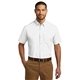 aerial view a white port authority(r) short sleeve carefree poplin shirt, image 1 of 6
