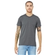 aerial view a storm triblend bella+canvas (r) unisex triblend short sleeve tee, image 1 of 6