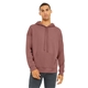 aerial view a mauve bella+canvas (r) unisex sponge fleece pullover dtm hoodie, image 1 of 5