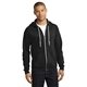 aerial view a black anvil(r) full - zip hooded sweatshirt, image 1 of 6